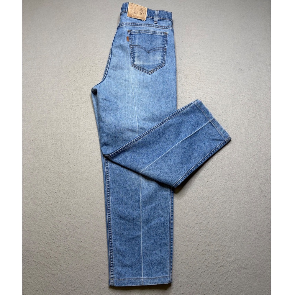 Levi Strauss Jeans Mens 34x30 Blue 540 Relaxed Fit Orange Tab Vintage USA Made